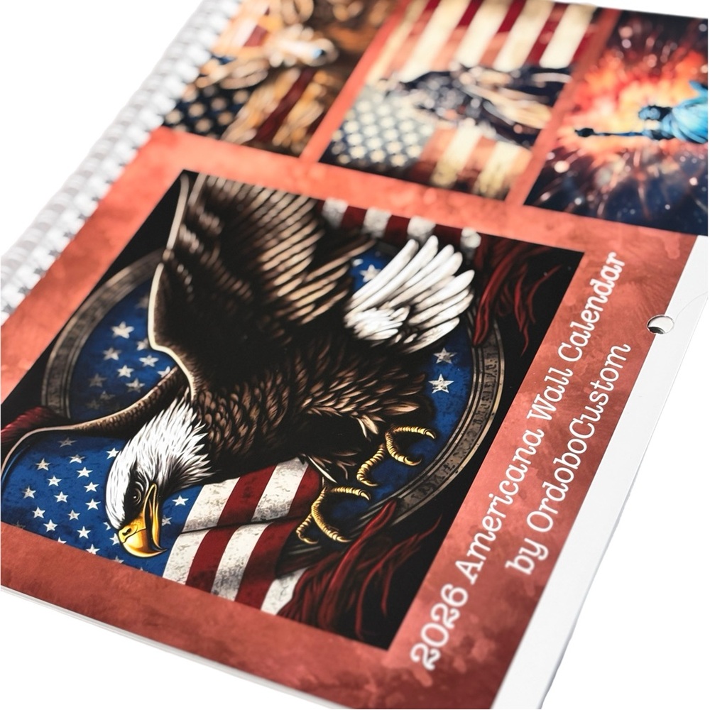 2026 Americana Wall Calendar
